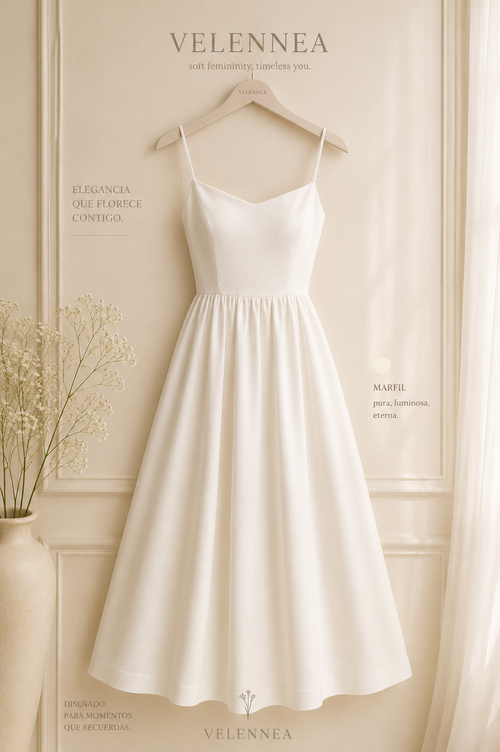 Vestido Midi Escote Halter