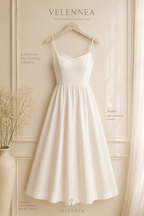 Vestido Midi Escote Halter