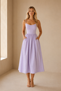 Vestido Midi Escote Halter